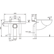 Инсталляция для унитаза с импульсным смывом Abber AC0102P фото 4