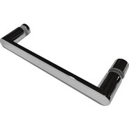 Душевое ограждение Abber Schwarzer Diamant 100x90 см AG01190M, хром/матовое фото 3