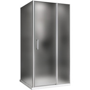 Душевое ограждение Abber Sonnenstrand 100x90 см AG04100MS-S90M, хром/матовое фото 