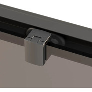 Душевая дверь Ambassador Forsa 160 см 17022222ABB, чёрный/тонированное фото 4