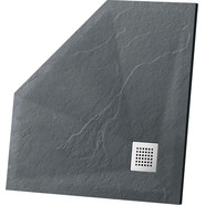 Поддон каменный Vincea 90х90 см VST-4SP9090A, антрацит фото 3