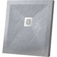 Поддон каменный Vincea 90х90 см VST-4SR9090G, серый фото 