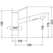 Смеситель для кухни Emar ЕС-3012, агат, Цвет производителя: агат фото 2