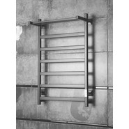 Полотенцесушитель электрический Тругор Пэк сп 20 ВГП с полкой П7 500х800 мм, чёрный (возможность скрытого подключения) 00-00043119 фото 2