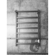 Полотенцесушитель электрический Тругор Пэк сп 20 ВГП с полкой П7 500х800 мм, чёрный (возможность скрытого подключения) 00-00043119 фото 3