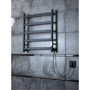 Полотенцесушитель электрический Тругор Пэк сп 20 ВГП П5 500х600 мм, чёрный (возможность скрытого подключения) 00-00042996 фото 4