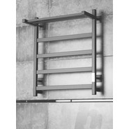 Полотенцесушитель электрический Тругор Пэк сп 20 ВГП с полкой П5 500х600 мм, чёрный (возможность скрытого подключения) 00-00043118 фото 3