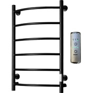Полотенцесушитель электрический Тругор Пэк сп 5 ВГП 500х800 мм, чёрный (возможность скрытого подключения) 00-00035956 фото 2