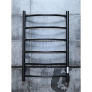 Полотенцесушитель электрический Тругор Пэк сп 5 ВГП 500х800 мм, чёрный (возможность скрытого подключения) 00-00035956 фото 6