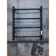 Полотенцесушитель электрический Тругор Пэк сп 6 ВГП П4 500х600 мм, чёрный (возможность скрытого подключения) 00-00035959 фото 3