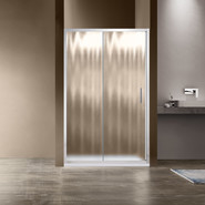 Душевая дверь Vincea Garda 140 см VDS-1G140CH, хром/шиншилла фото 