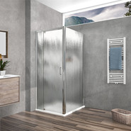 Душевое ограждение Vincea Intra 90-100x90 см VSR-1I901090CH, хром/шиншилла фото 
