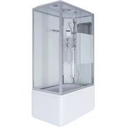 Гидробокс Niagara Ultra NG-307-01R 120x80 см, хром/прозрачное/матовое (безсиликоновая сборка) фото 3