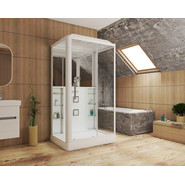 Гидробокс Grossman 90x120 см GR127R R, белый/прозрачное фото 2