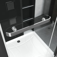 Гидробокс Grossman 80x100 см GR222, чёрный/прозрачное фото 4