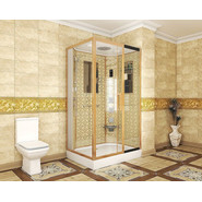 Гидробокс Niagara Luxe NG-7711GR 120x90 см, золото/прозрачное фото 