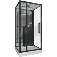 Душевое кабина Grossman 90x90 см GR261, чёрный/прозрачное фото 