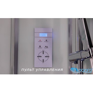 Гидробокс Niagara Premium NG-6001-01GD 90x90 см, хром/прозрачное (безсиликоновая сборка) фото 4