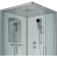 Душевая кабина Niagara Premium NG-6001-01Q 90x90 см, хром/прозрачное (безсиликоновая сборка) фото 3