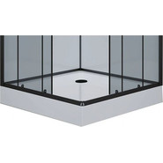 Душевая кабина Niagara Premium NG-6901-01Q BLACK 90x90 см, черный/тонированное (безсиликоновая сборка) фото 5