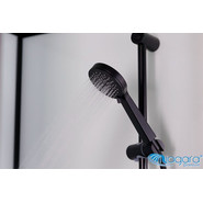 Душевая кабина Niagara Premium NG-6902-01Q BLACK 100x100 см, черный/тонированное (безсиликоновая сборка) фото 6