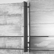 Полотенцесушитель электрический Тругор Пэк сп Хорда П3 100х1200 мм (возможность скрытого подключения) 00-00043620, чёрный (Брак - потёртости) фото 2