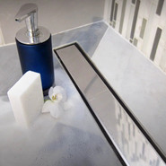 Трап Veconi Klasik/Floor 75 см V750K, хром глянцевый (под плитку) фото 4