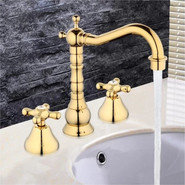 Смеситель для раковины Gappo G1163-6, золото фото 2