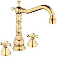 Смеситель для раковины Gappo G1163-6, золото фото 