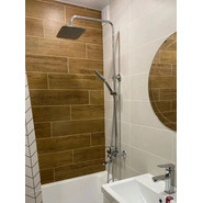 Душевая стойка с поворотным изливом Haiba HB2402 хром фото 2