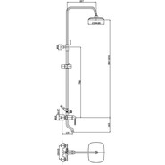 Душевая стойка Haiba HB2405 фото 3