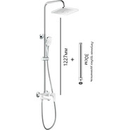 Душевая стойка Haiba HB24505-8, белый/хром фото 3