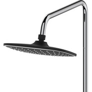 Душевая стойка Haiba HB24805-7, черный/хром фото 2