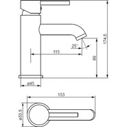 Смеситель для раковины Damixa Scandinavian Pure 360210000, Цвет производителя: хром фото 4