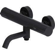 Смеситель для ванны с термостатом Damixa Scandinavian Pure 363000300, черный, Цвет производителя: чёрный фото 