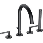 Смеситель для ванны Kludi Nova Fonte Puristic 204253915, черный матовый фото 