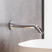 Смеситель для раковины настенный сенсорный Damixa Scandinavian Pure 360270000, Цвет производителя: хром фото 2