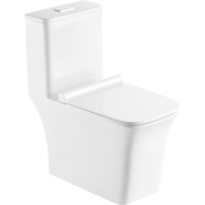 Унитаз-моноблок безободковый Sole Slot с тонкой крышкой микролифт фото 