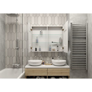 Зеркало-шкаф Континент Elliott Led 100 см МВК031 фото 2