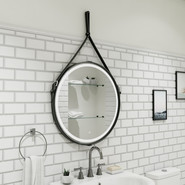 Зеркало Континент Millenium Black Led 65 см ЗЛП969 фото 