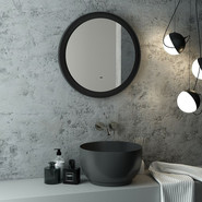 Зеркало Континент Planet Black Led 80 см ЗЛП684 фото 3