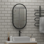 Зеркало Континент Prime Black Led 45 см ЗЛП2199 фото 2