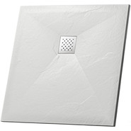 Поддон каменный Grossman Strong 90x90 см GR-S19090Q, белый матовый фото 