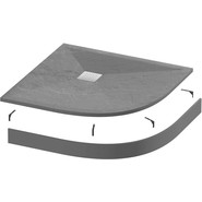 Поддон каменный Grossman Strong 90x90 см GR-S29090, графит матовый фото 2