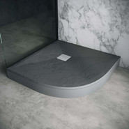 Поддон каменный Grossman Strong 90x90 см GR-S29090, графит матовый фото 4