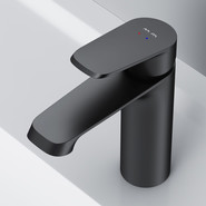 Смеситель для раковины Am.Pm Func F8F02122, черный, Цвет производителя: чёрный фото 3