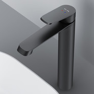 Смеситель для раковины высокий Am.Pm Func F8F92022, черный, Цвет производителя: чёрный фото 3