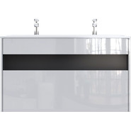 Тумба подвесная с раковиной Am.Pm Func 120 см M8FFUX1201WG, белый глянцевый, Цвет фасада: белый фото 