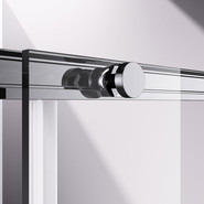 Душевое ограждение Vincea Slim-N 90x100 см VSS-4SN9010CL, хром/прозрачное фото 2