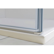 Душевое ограждение Vincea Extra 80-90x100 см VSR-1E809010CL (стекло 8 мм), хром/прозрачное фото 3